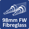 98mm (3.9inch) Filament Wound