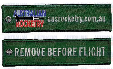 Remove Before Flight tag (Green)