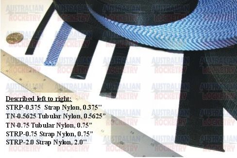 Strap Nylon 0.375 inch (per metre)