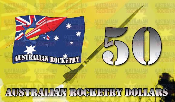 50 Australian Rocketry Dollars