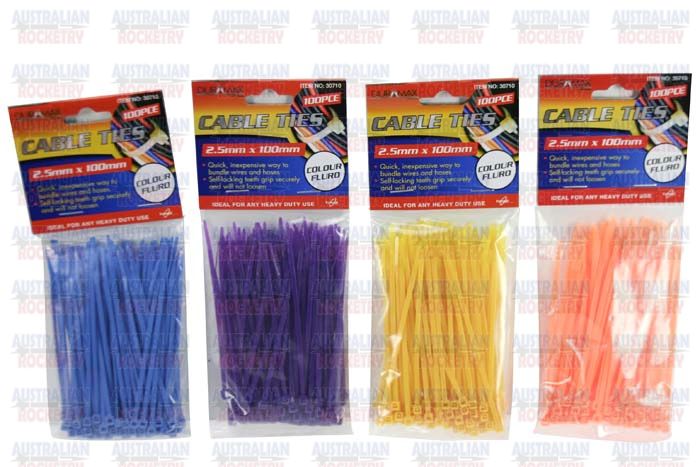 100mm x 2.5mm Cables Ties (100pieces)
