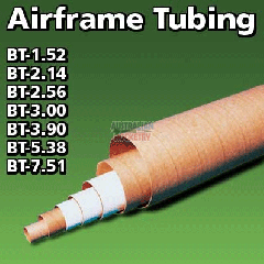 2.56 inch (65mm) x 30 inch (76.2mm) Cardboard Airframe